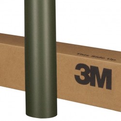 Apparence du film covering 3M 2080, military green, mat