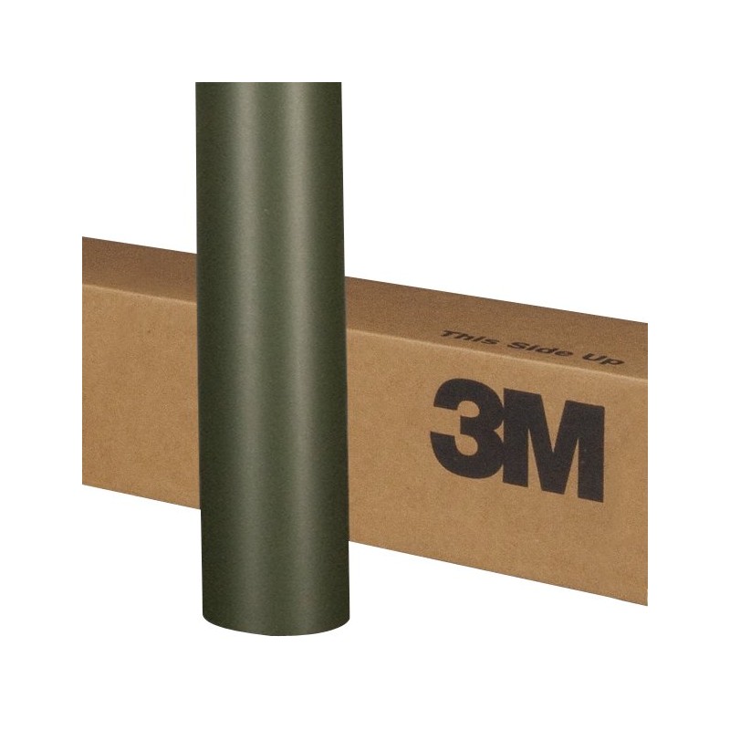 Apparence du film covering 3M 2080, military green, mat