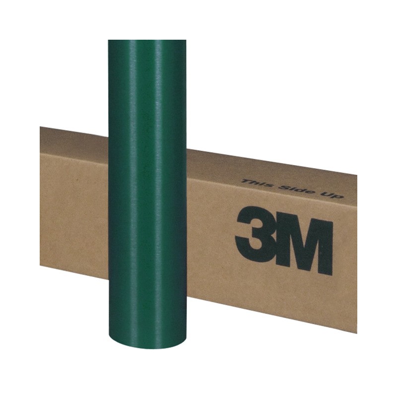 Vue du film 3M™ 2080 - Pine Green Metallic - Mat