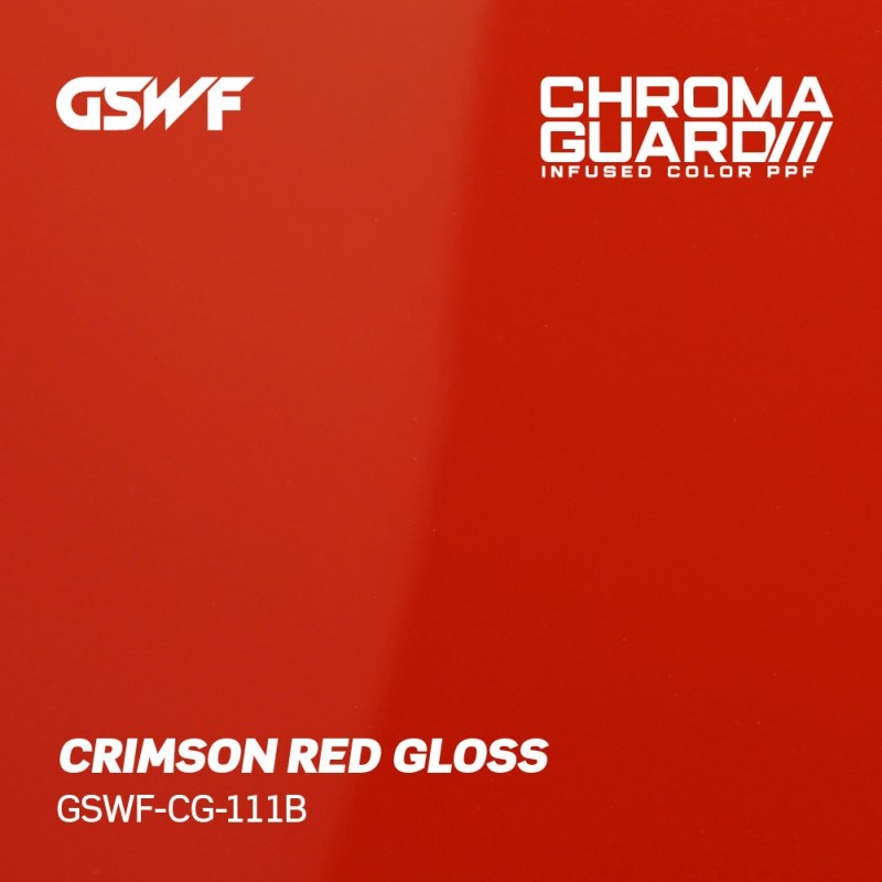 GSWF PPF Infused color Crimson Red - Brillant