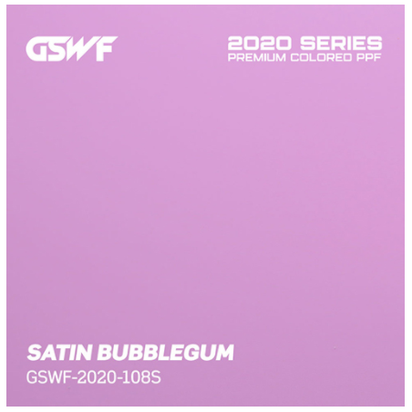 GSWF PPF Infused color Bubblegum - Satiné (semi-brillant)