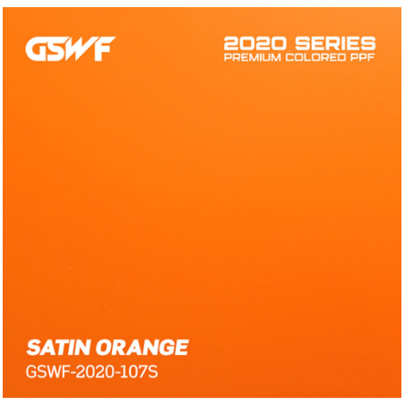 GSWF PPF Infused color Orange - Satiné (semi-brillant)