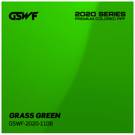 GSWF PPF Infused color Grass Green - Satiné (semi-brillant)