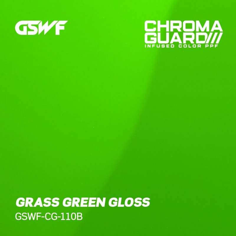 GSWF PPF Infused color Grass Green - Brillant